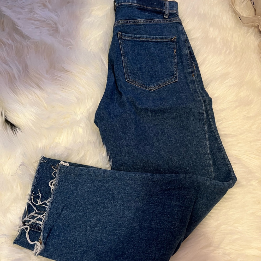 Express High Rise Straight Jeans - Picture 3 of 9